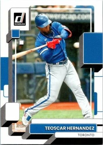 #115 Teoscar Hernandez - Toronto Blue Jays - 2022 Donruss Baseball