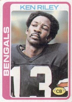 #115 Ken Riley - Cincinnati Bengals - 1978 Topps Football
