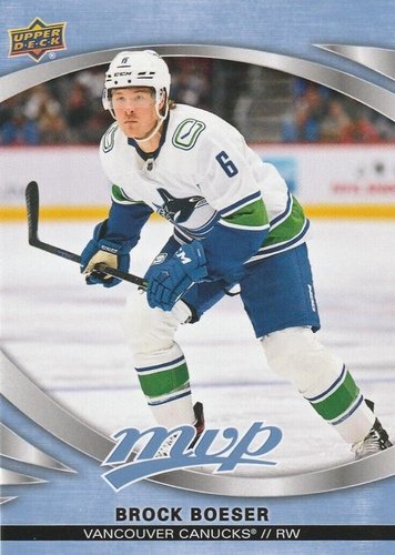 #115 Brock Boeser - Vancouver Canucks - 2023-24 Upper Deck MVP - Ice Battles Hockey