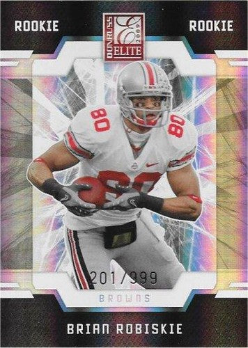 #115 Brian Robiskie - Cleveland Browns - 2009 Donruss Elite Football