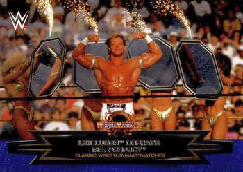 #7 Lex Luger Defeats Mr. Perfect - 2015 Topps WWE Road to Wrestlemania - Classic WrestleMania Matches Wrestling