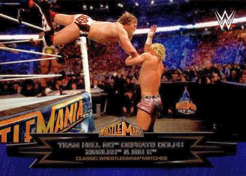 #30 Team Hell No Defeats Dolph Ziggler & Big E - 2015 Topps WWE Road to Wrestlemania - Classic WrestleMania Matches Wrestling