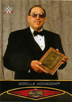 #3 Gorilla Monsoon - 2015 Topps WWE Road to Wrestlemania - Hall of Fame Wrestling