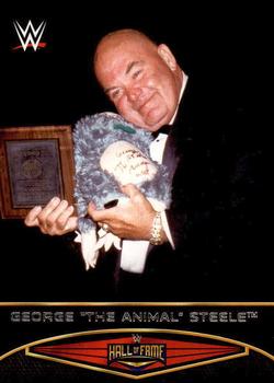 #4 George The Animal Steele - 2015 Topps WWE Road to Wrestlemania - Hall of Fame Wrestling