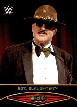 #10 Sgt. Slaughter - 2015 Topps WWE Road to Wrestlemania - Hall of Fame Wrestling