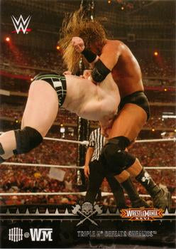 #7 Defeats Sheamus - 2015 Topps WWE Road to Wrestlemania - HHH@WM Wrestling