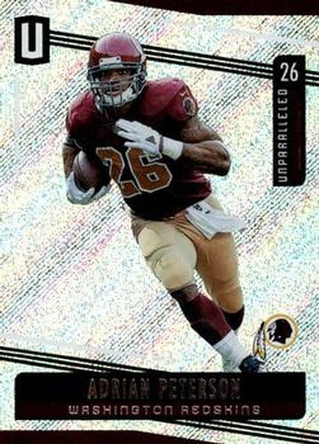 #116 Adrian Peterson - Washington Redskins - 2019 Panini Unparalleled Football