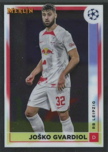 #116 Joško Gvardiol - RB Leipzig - 2022-23 Merlin Chrome UEFA Club Competitions Soccer