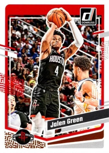 #116 Jalen Green - Houston Rockets - 2023-24 Donruss Basketball