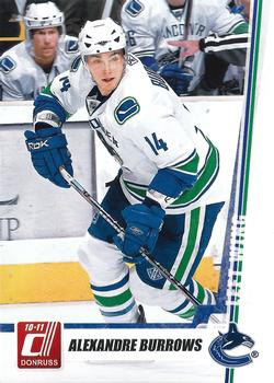#116 Alexandre Burrows - Vancouver Canucks - 2010-11 Donruss Hockey