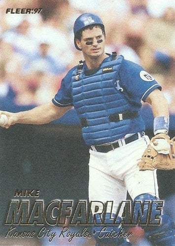#116 Mike Macfarlane - Kansas City Royals - 1997 Fleer Baseball