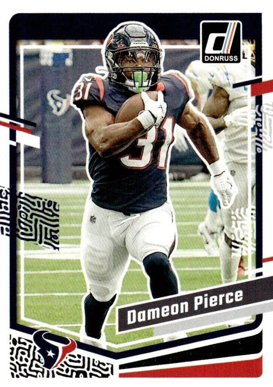 #116 Dameon Pierce - Houston Texans - 2023 Donruss Football