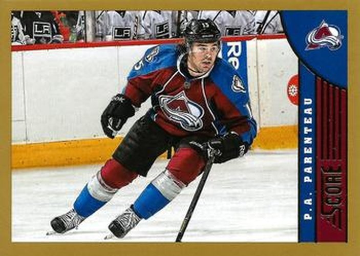 #116 P.A. Parenteau - Colorado Avalanche - 2013-14 Score - Gold Hockey