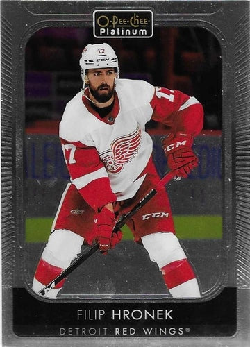 #116 Filip Hronek - Detroit Red Wings - 2021-22 O-Pee-Chee Platinum Hockey