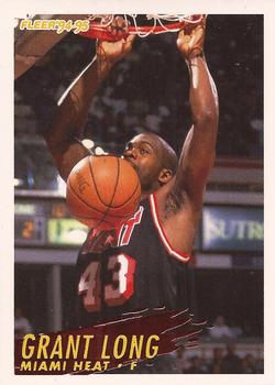 #116 Grant Long - Miami Heat - 1994-95 Fleer Basketball