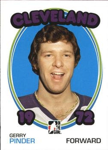 #116 Gerry Pinder - Cleveland Crusaders - 2009-10 In The Game 1972 The Year In Hockey