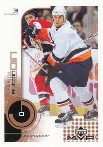 #116 Adrian Aucoin - New York Islanders - 2002-03 Upper Deck MVP Hockey