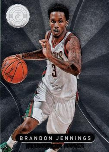 #116 Brandon Jennings - Milwaukee Bucks - 2012-13 Panini Totally Certified Basketball