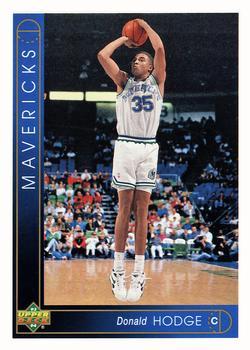#116 Donald Hodge - Dallas Mavericks - 1993-94 Upper Deck Basketball