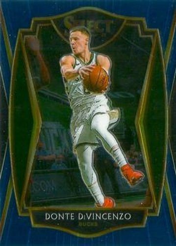 #116 Donte DiVincenzo - Milwaukee Bucks - 2020-21 Panini Select - Blue Basketball