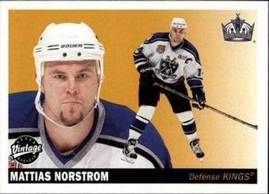 #116 Mattias Norstrom - Los Angeles Kings - 2002-03 Upper Deck Vintage Hockey