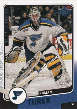 #116 Roman Turek - St. Louis Blues - 2000-01 Upper Deck Legends Hockey
