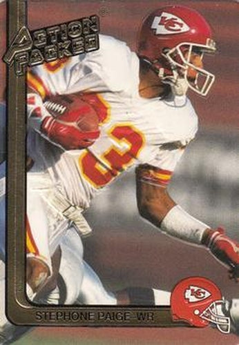 #116 Stephone Paige - Kansas City Chiefs - 1991 Action Packed Football