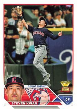 #116 Steven Kwan - Cleveland Guardians - 2023 Topps Baseball
