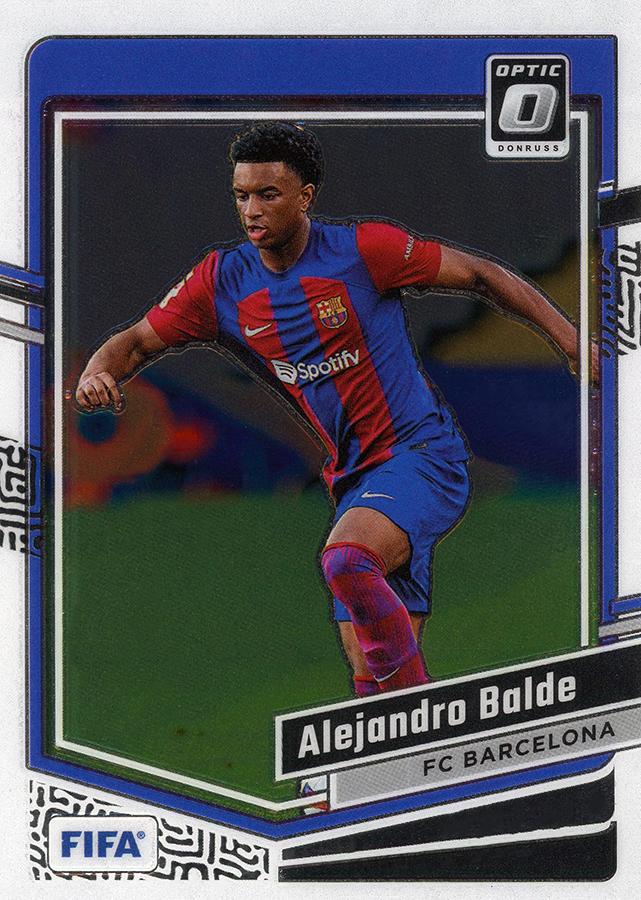 #116 Alejandro Balde - FC Barcelona - 2023-24 Donruss - Optic Soccer