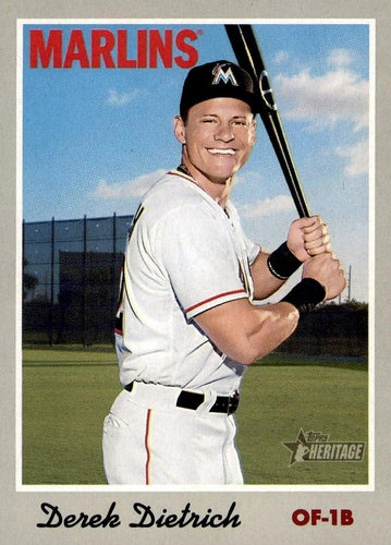 #116 Derek Dietrich - Kansas City Royals - 2019 Topps Heritage Baseball
