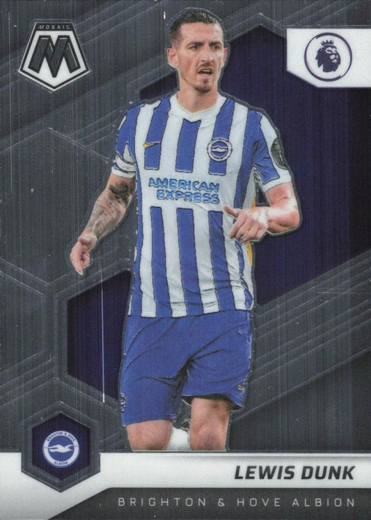 #116 Lewis Dunk - Brighton & Hove Albion - 2021-22 Panini Mosaic Premier League Soccer