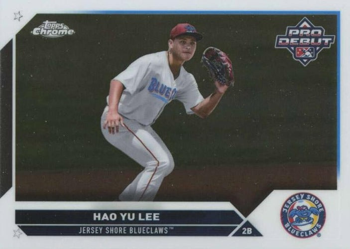 #PDC-116 Hao Yu Lee - Jersey Shore BlueClaws - 2023 Topps Pro Debut - Chrome Baseball