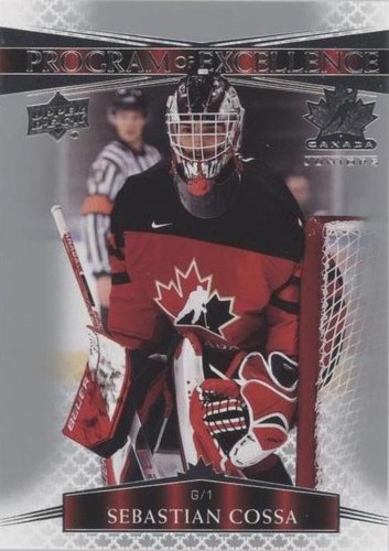 #116 Sebastian Cossa - Canada - 2022-23 Upper Deck Team Canada Juniors Hockey