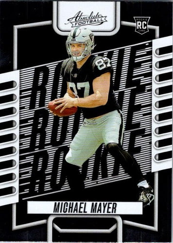 #116 Michael Mayer - Las Vegas Raiders - 2023 Panini Absolute Football