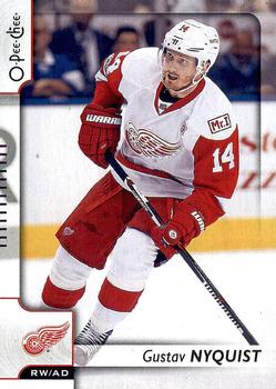 #116 Gustav Nyquist - Detroit Red Wings - 2017-18 O-Pee-Chee Hockey