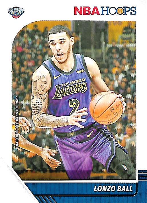 #116 Lonzo Ball - New Orleans Pelicans - 2019-20 Hoops Basketball