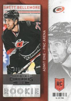 #116 Brett Bellemore - Carolina Hurricanes - 2013-14 Panini Contenders Hockey