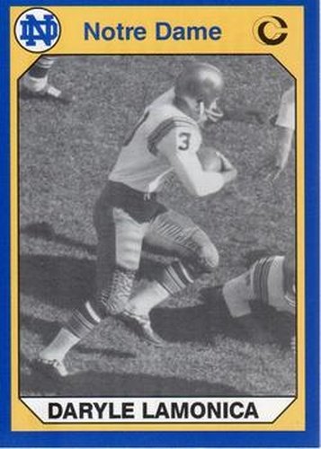 #116 Daryle Lamonica - Notre Dame Fighting Irish - 1990 Collegiate Collection Notre Dame Football