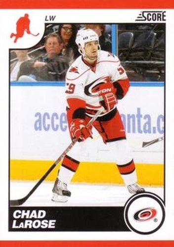#116 Chad LaRose - Carolina Hurricanes - 2010-11 Score Hockey