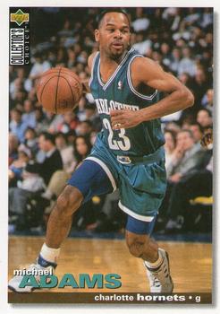 #116 Michael Adams - Charlotte Hornets - 1995-96 Collector's Choice Basketball
