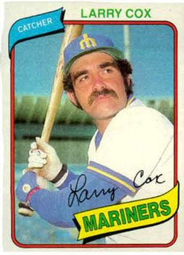 #116 Larry Cox - Seattle Mariners - 1980 Topps Baseball