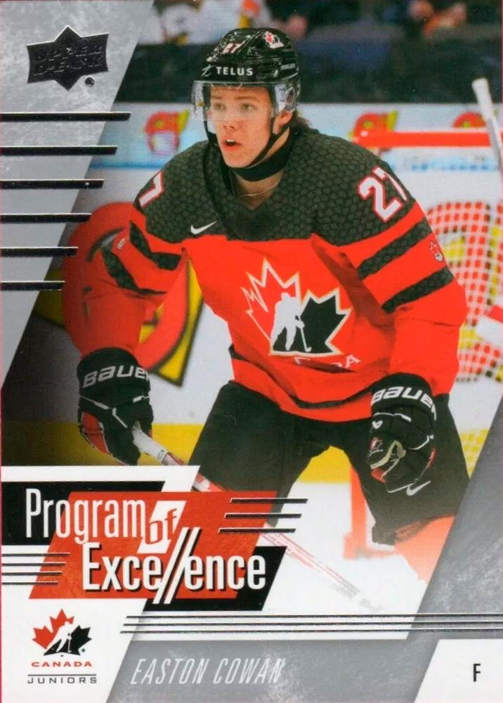 #116 Easton Cowan - Canada - 2024 Upper Deck Team Canada Juniors Hockey