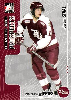 #116 Jordan Staal - Peterborough Petes - 2005-06 In The Game Heroes and Prospects Hockey