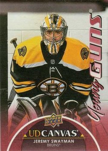 #C116 Jeremy Swayman - Boston Bruins - 2021-22 Upper Deck - UD Canvas Hockey
