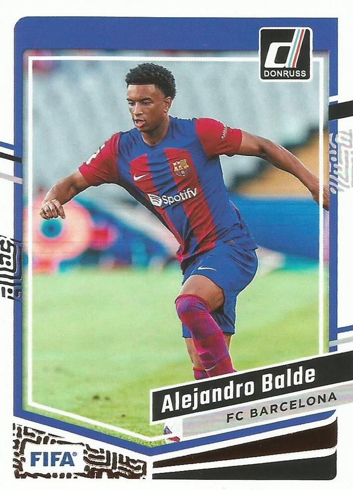 #116 Alejandro Balde - FC Barcelona - 2023-24 Donruss Soccer