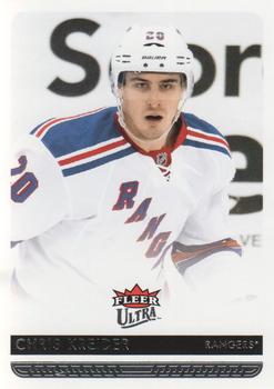 #116a Chris Kreider - New York Rangers - 2014-15 Ultra Hockey