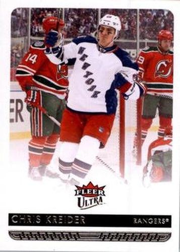 #116b Chris Kreider - New York Rangers - 2014-15 Ultra Hockey