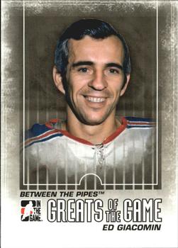 #117 Ed Giacomin - New York Rangers - 2009-10 In The Game Between The Pipes Hockey