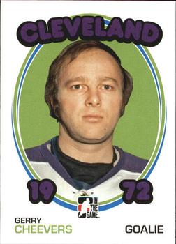 #117 Gerry Cheevers - Cleveland Crusaders - 2009-10 In The Game 1972 The Year In Hockey