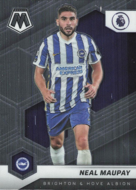 #117 Neal Maupay - Brighton & Hove Albion - 2021-22 Panini Mosaic Premier League Soccer